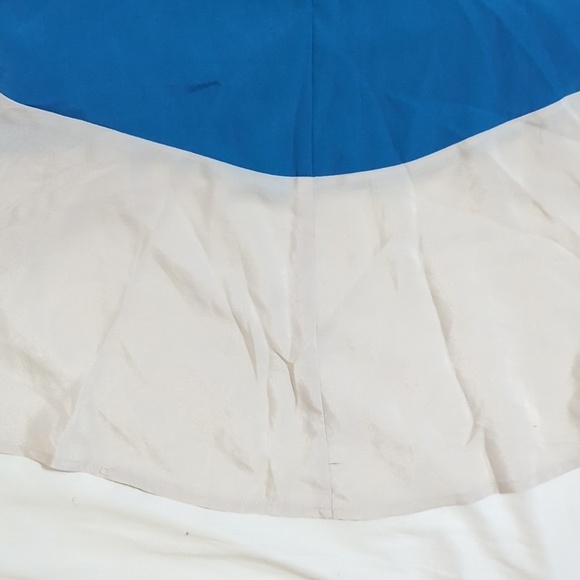 NWT LOFT Sleeveless Maxi Dress, Color Blue/Cream Size 2P - Picture 11 of 14